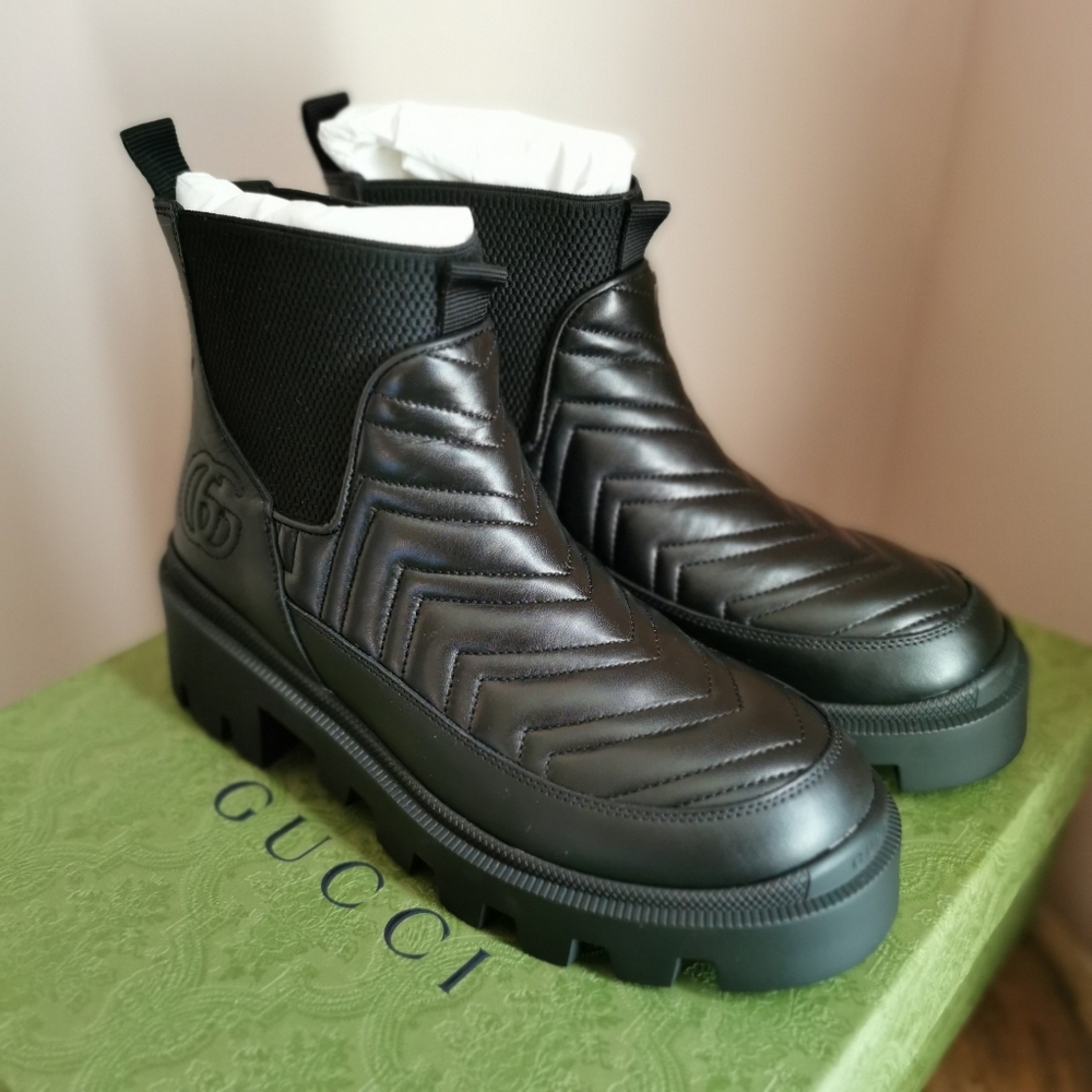 Gucci Double G Ankle Boots